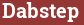 Brick with text Dabstep