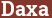 Brick with text Daxa