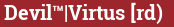 Brick with text Devil™|Virtus [rd)
