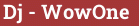 Brick with text Dj - WowOne
