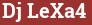 Brick with text Dj LeXa4