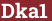 Кирпич с текстом Dka1