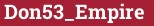 Brick with text Don53_Empire