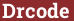 Кирпич с текстом Drcode