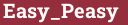 Кирпич с текстом Easy_Peasy