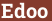 Brick with text Edoo