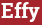 Brick with text Effy