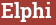 Brick with text Elphi