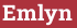 Brick with text Emlyn