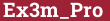 Brick with text Ex3m_Pro