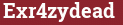 Brick with text Exr4zydead