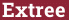 Brick with text Extree
