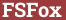 Brick with text FSFox