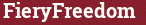 Brick with text FieryFreedom