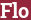 Brick with text Flo