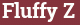 Brick with text Fluffy Z