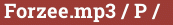 Brick with text Forzee.mp3 / P /