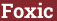 Brick with text Foxic