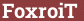 Кирпич с текстом FoxroiT