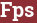 Brick with text Fps
