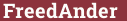 Brick with text FreedAnder
