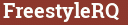 Brick with text FreestyleRQ