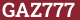 Brick with text GAZ777