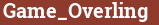 Brick with text Game_Overling