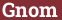 Brick with text Gnom