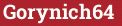 Brick with text Gorynich64