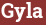 Brick with text Gyla