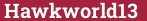 Кирпич с текстом Hawkworld13