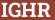 Кирпич с текстом IGHR