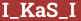 Brick with text I_KaS_I
