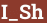 Brick with text I_Sh