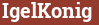 Кирпич с текстом IgelKonig