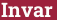 Brick with text Invar