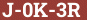 Brick with text J-0K-3R