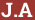 Brick with text J.A