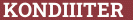 Brick with text KONDIIITER