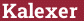Кирпич с текстом Kalexer
