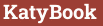 Brick with text KatyBook