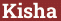 Brick with text Kisha