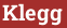 Кирпич с текстом Klegg