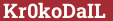Brick with text Kr0koDaIL