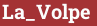 Brick with text La_Volpe