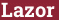 Brick with text Lazor