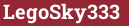 Brick with text LegoSky333