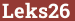 Brick with text Leks26