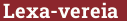 Brick with text Lexa-vereia
